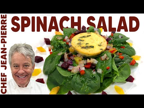 Making Spinach Salad Delicious! | Chef Jean-Pierre