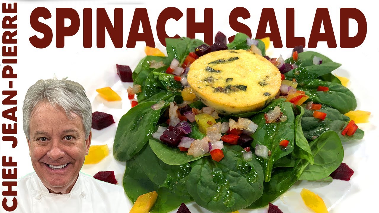 Making Spinach Salad Delicious! | Chef Jean-Pierre