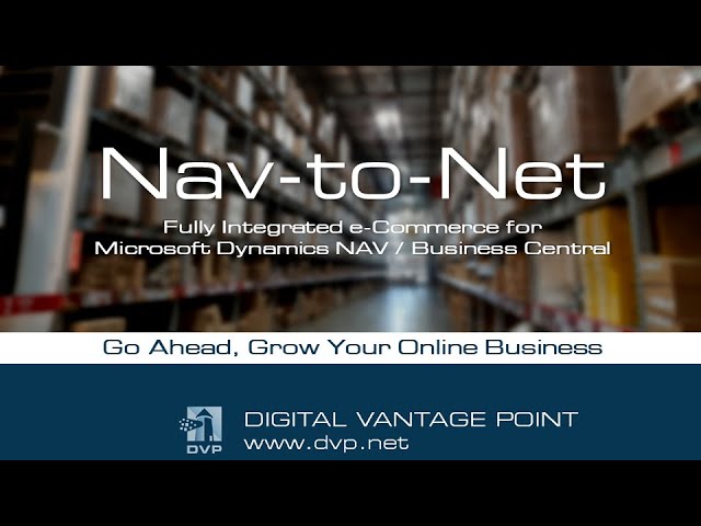 B2B E-Commerce integrated with MS Dynamics 365 Business Central NAV: Nav-to-Net