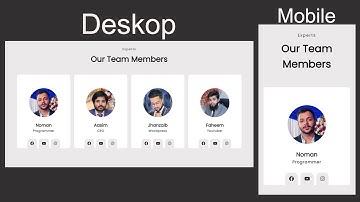 How to Make Profile Cards Design Using HTML & CSS | Complete Responsive