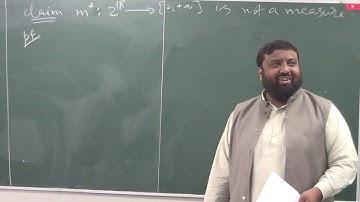 Lecture 7 (Part 2): m^{*} is not a measure  (an example of a non-measurable set)