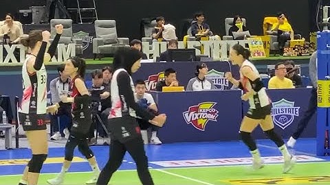 2025.3.25. #MEGA 정관장 3세트 메가 쇼타임 셧아웃 승리 (vs 현대건설, 수원실내체육관) #megawatihangestri #jkj