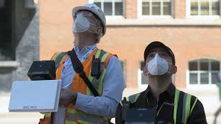 Drone Rescue Systems: Fly over construction site with DRS-M600 in Toronto