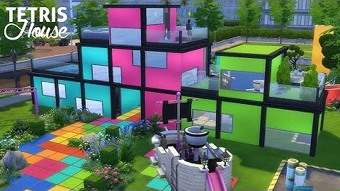 Sims 4 Speed Build | Tetris House
