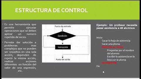 Estructuras de control