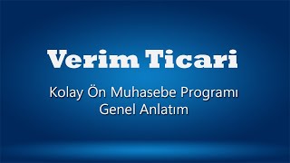 Verim Ticari Anlatım Videosu