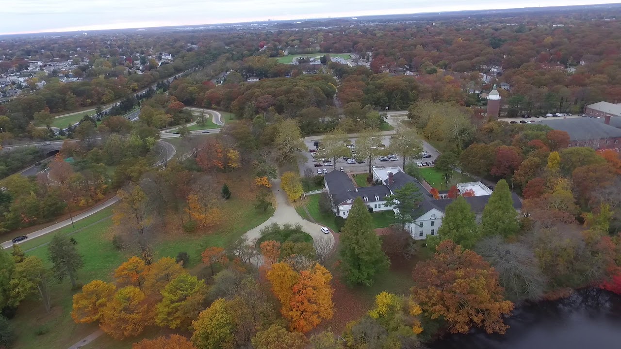 Fall Drone flight North Babylon NY