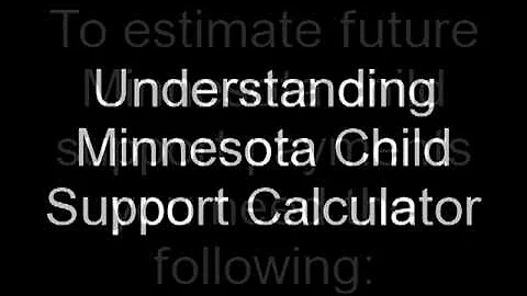 Minnesota Child Support Calculator MN | How To Use It