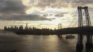 4th of July 2014 in New York - Sunset and Fireworks Timelapse