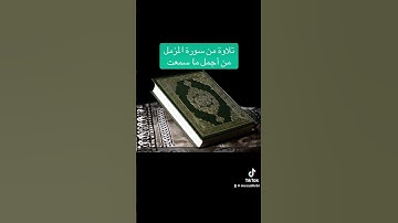 تلاوة من سورة المزمل بصوت الشيخ علي القرني