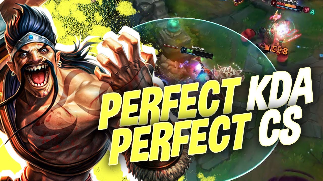 Perfect Cs PERFECT KDA PERFECT CS DRAVEN - YouTube