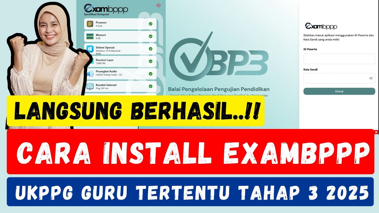 Bppp Cara Install Exam BPPP Untuk Ujian PPG Guru Tertentu Tahap 3 2025 - YouTube