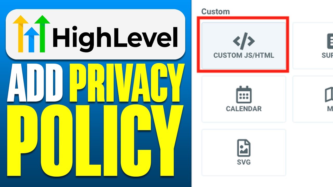 How To Add Privacy Policy In GoHighLevel (2025)