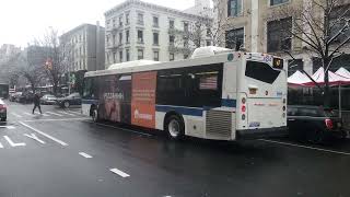NYCT || 147th Street Bound 2009 Orion VII Next Gen Hybrid #4254 M7 Bus at 125th Street
