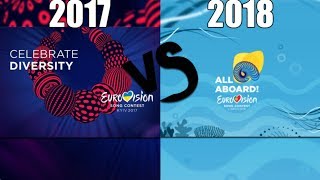 Eurovision 2017 vs 2018 (Country) -I&#39;M SHOOK-