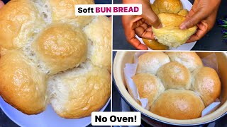 Soft & Milky BUN BREAD without OVEN| for Beginners |step by step screenshot 5