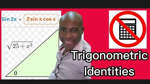 Trigonometric Identities:Finding Exact Values Without Calculator #dellymathsconcepts #addmathform5