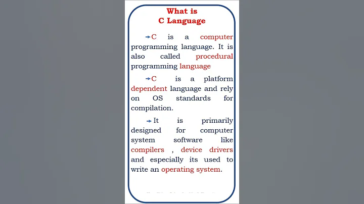 what is C language @ensolutions5210  #coding #class #c++ #csharp