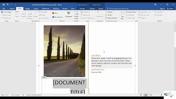 MS WORD IN TAMIL Cover page, Blank Page, Page Break