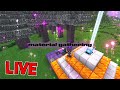 Gathering Materials In My Hardcore Minecraft Forever World | LIVE