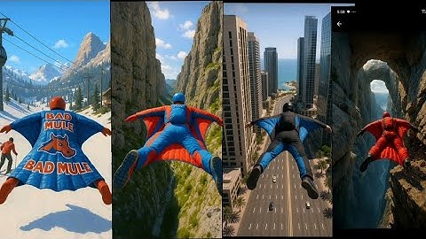 BASE JUMP WING SUIT FLYING GAMEPLAY 