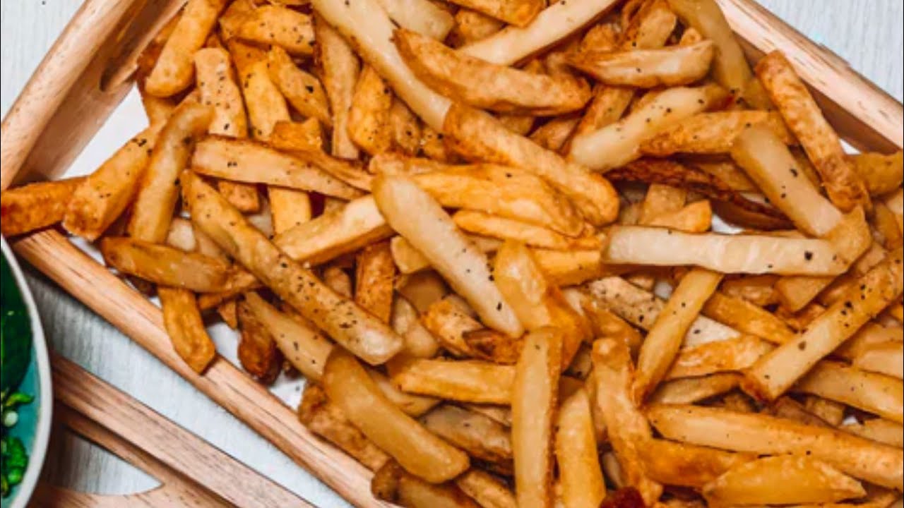 Crispy yam french fries YouTube