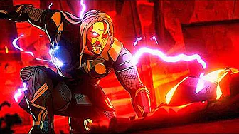 Marvel Zombies | New Asgard Battle Scene Recap | Thor vs Zombie Wanda Fight