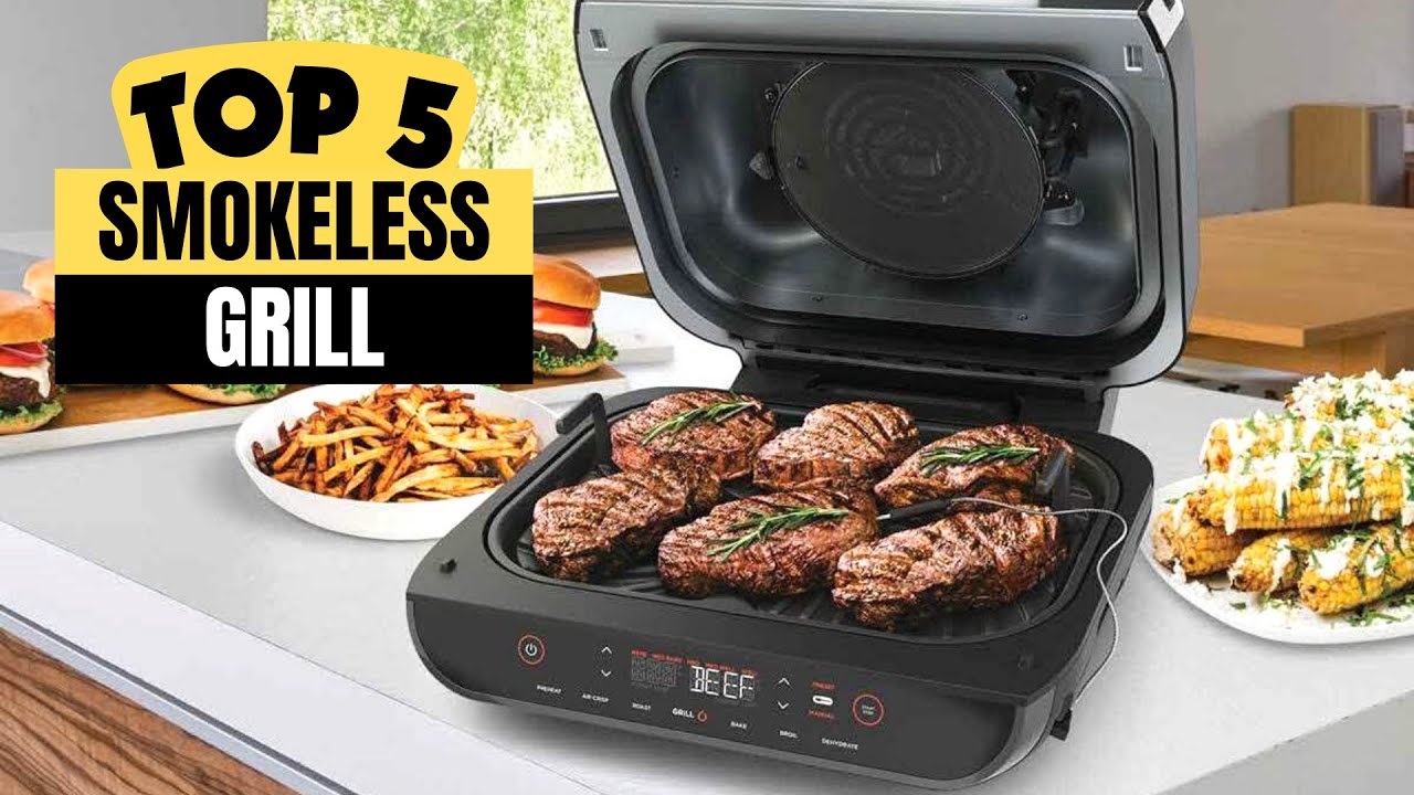 ✌️Ninja Foodi Smart Indoor Smokeless Grill Air Fryer Combo 👍 Best Indoor  Smokeless Grill Review 