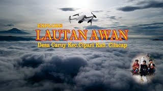 Explore Lautan Awan Di Desa Caruy Kec  Cipari Kab  Cilacap #sunset #vlog #djimavicair2 #videodrone