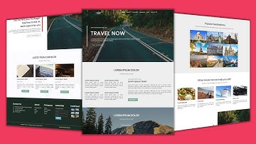 Upcoming Video | Create Responsive Travel Website using HTML5 & CSS3 Only | No JavaScript