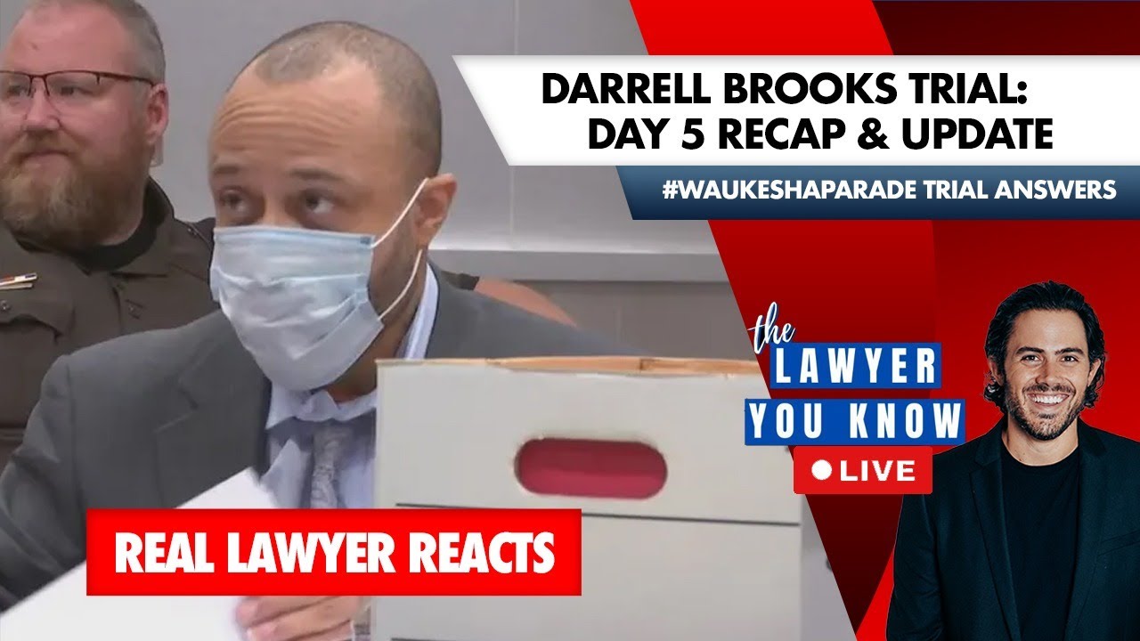 LIVE Real Lawyer Reacts Waukesha County Parade Suspect Darrell