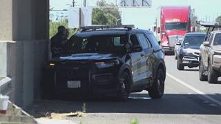 Suspect steals Sacramento police car before chase ends near Lodi