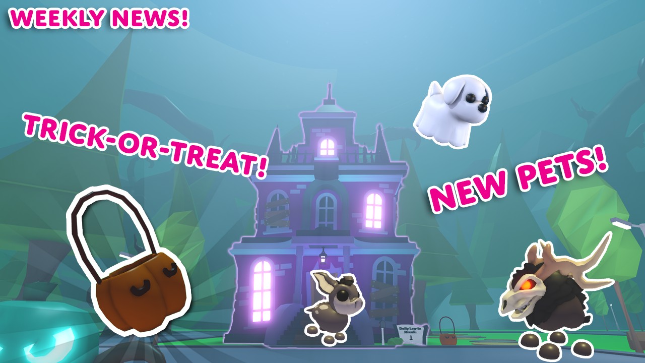 🎃 HALLOWEEN WEEK 2 UPDATE! 👻 Coming out this Thursday in Adopt Me wo, dire stag