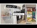 10 Kitchen Organization Hacks &amp; EASY Ways to Upgrade Your Rental Kitchen + DIY IKEA Bar Cart Shelf