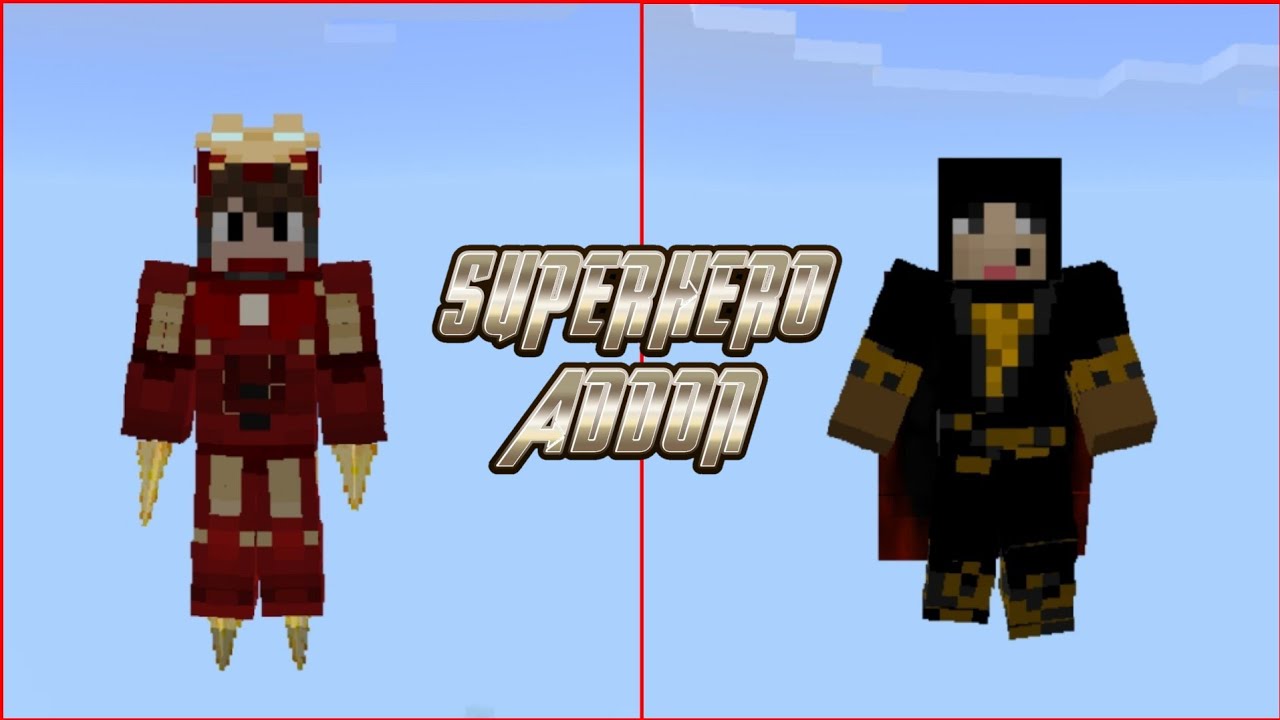 Minecraft Addon Superhero |
