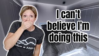 I can't believe I'm doing this | Budget Bedroom Makeover
