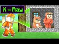 I use X-RAY to TROLL my friends in minecraft HIDE AND SEEK