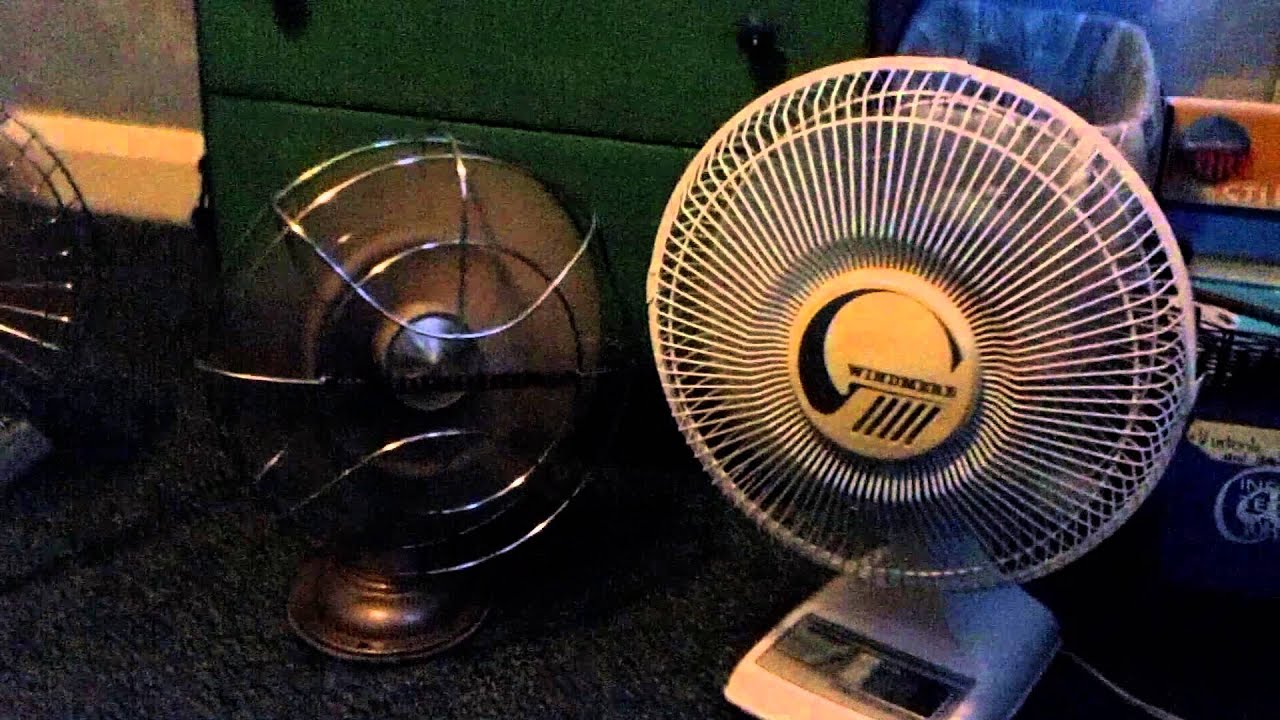 All my desk fans running YouTube