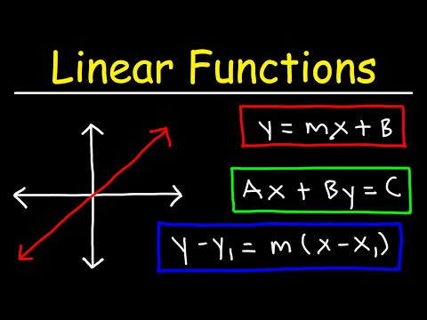 Video: How To Solve Linear Functions