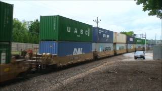 Saturday Railfanning: SB BNSF Stack Train - 5/19/2015