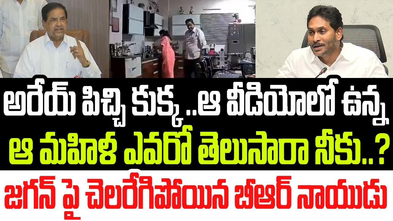 అరేయ్ పిచ్చి కుక్క..ఆ వీడియోలో ఉన్న మహిళ ఎవరో తెలుసా..జగన్ పై చెలరేగిపోయిన బీఆర్ నాయుడు I BR Naidu