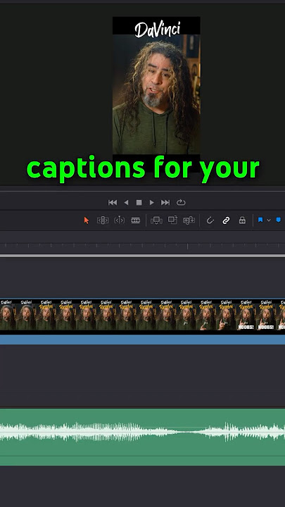 Automatic Subtitles - DaVinci Resolve for NOOBS!
