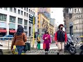 Milano City 4k Walk | Inside of Fashion Capital of the world in Italy 2021