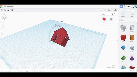 3 Rotation tool Video in Tinkercad