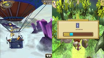 Run in Castle 3D vs Run away from temple lost jungle