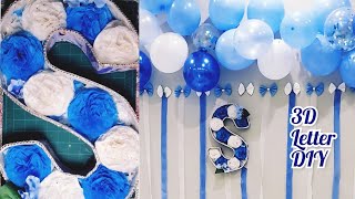 3D Letter S DIY/ Birthday Girl Decoration تزئین/کاردستی حرف س برای محفل سالگره شاه دختم?