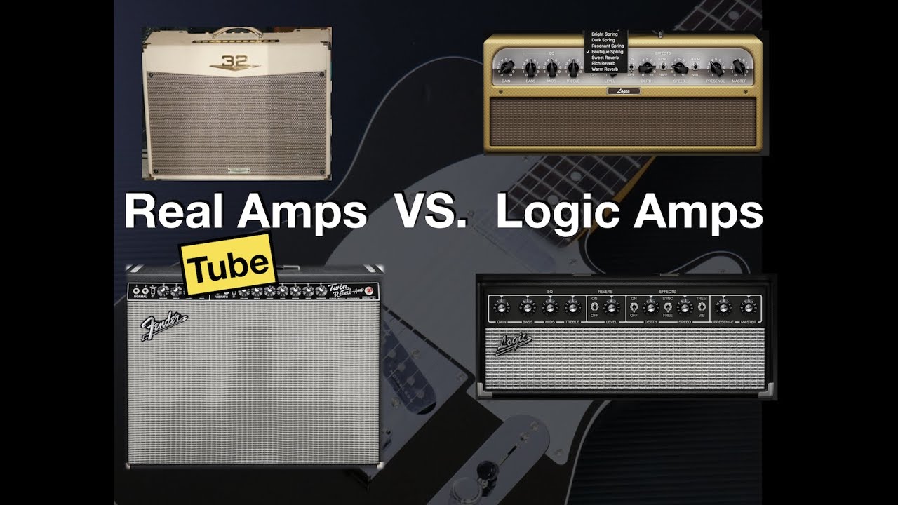 Clean Tube Amps Vs Logic Amp Designer Comparison, no Talking YouTube