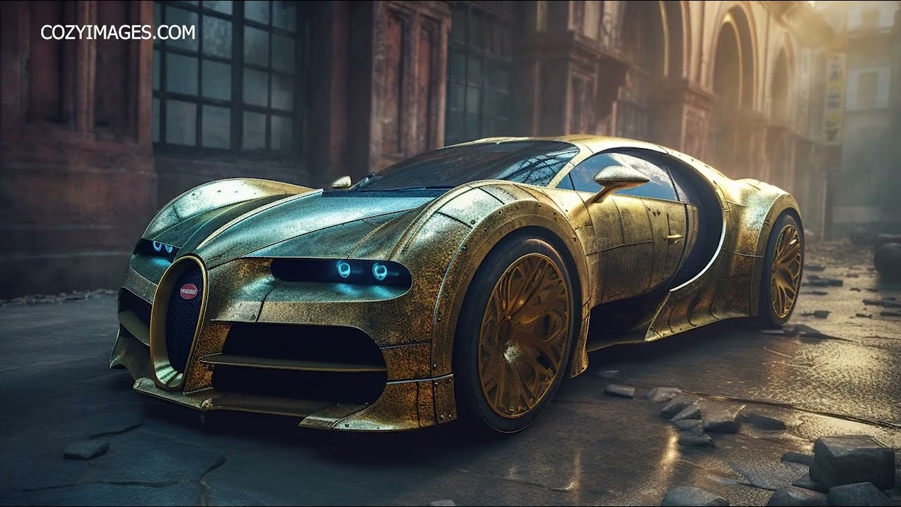 Gold Bugatti Wallpaper