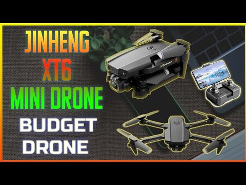 JINHENG XT6 Mini Drone 4K 1080P HD Camera Budget Quadcopter Rewiw #BugetDrones #cameradrone #Drone
