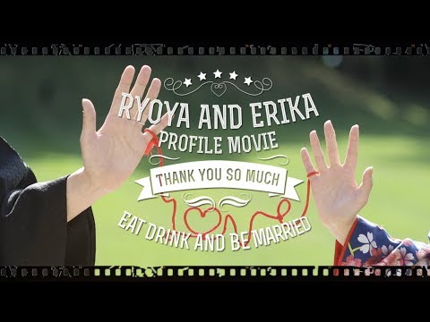 HLサンプル＊結婚式プロフィールムービー【ありがとう】